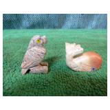 5 Carved Jasper Animal Stones