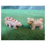 5 Carved Jasper Animal Stones