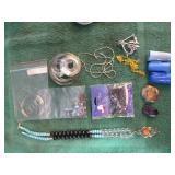 Box of Jewelry Making Items