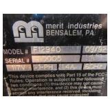 Merit Industries Scorpion 9000 Full Size Electronic Dart Board Machine