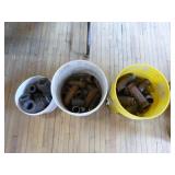 3 Buckets of Pipe Fittings