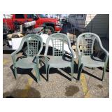 3 Outdoor Patio Chairs