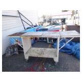 Metal Cart with Fold Down Sides