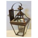 Classic Light Bronze Finish Wall Lantern 18 Inch Long X 9 Inch Wide