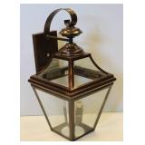 Classic Light Bronze Finish Wall Lantern 18 Inch Long X 9 Inch Wide