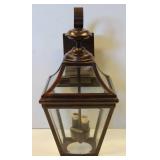 Classic Light Bronze Finish Wall Lantern 18 Inch Long X 9 Inch Wide