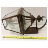 Classic Light Bronze Finish Wall Lantern 18 Inch Long X 9 Inch Wide