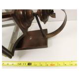 Two -Light Classic Bronze Finish Wall Lantern 18 Inch Long X 9 Inch Wide