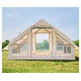 Inflatable Blow Up 4-6 Person Waterproof Oxford Air Tent $799 Retail - Brand New