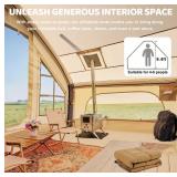 Inflatable Blow Up 4-6 Person Waterproof Oxford Air Tent $799 Retail - Brand New