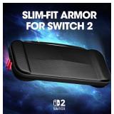 ProCase Slim Nintendo Switch 2 Travel Carrying Case - Hard-Shell with 12 Game Card Slots - Brand New