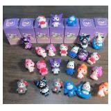 Sanrio Hello Kitty and Friends Family 24 Figurine Keychain Mystery with Display Box - Brand New