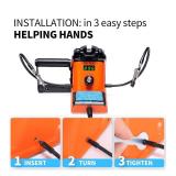 YIHUA 926 III 60W LED Display Soldering Iron Station Kit - 2 Helping Hands, 6 Extra Iron Tips, Roll of Lead-Free Solder, Solder Sucker, S/S Tweezers, °C/ºF Conversion, Auto Sleep & Calibration Suppo