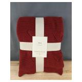 Threshold Red Throw 50" x 60" - Brand New