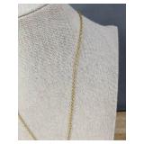 The Loved Gold-Tone 20" Necklace and Adjustable Bracelet - Brand New