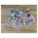 21 Pairs Silicone Ear Gauges 14mm Colorful Flexible - Brand New