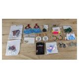 Fashion Pierced Earrings - 16 Pairs - Brand New