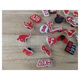 22 Brand New Sorority Character Croc Charms