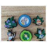 10 Rick and Morty Shoe Croc Charms - Brand New