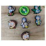 10 Rick and Morty Shoe Croc Charms - Brand New