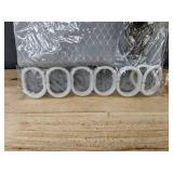 LAMEA Brand Gray Shower Curtain with Hooks - Brand New