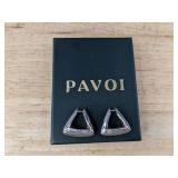 Pavoi Geometric Hoop Earrings - Brand New