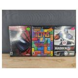 PlayStation 2, 11 Video Game Bundle - Metal Gear, Tiger Woods, DDR, Spider-Man, Max Payne, Tetris, Guitar Hero *C