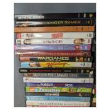 248 DVD Movie Collection - Featuring Titles like Hunger Games, Mystic River, Star Wars, Wedding Crashers, Annie, Rush Hour, Bee Movie, American Pie *C