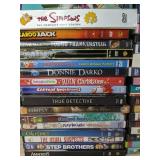 112 DVD Collection - Featuring Titles like Star Wars, The Office, Gatsby, Simpsons, Step Brothers, Miracle, Bad Boys II, Dispicable Me *C