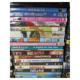 112 DVD Collection - Featuring Titles like Star Wars, The Office, Gatsby, Simpsons, Step Brothers, Miracle, Bad Boys II, Dispicable Me *C