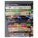 130 DVD Movie Collection Featuring Titles like Forrest Gump, Mary Poppins, The Office, West Wing, Hunger Games, Oceans 12, TMNT, Crash, 007 *C