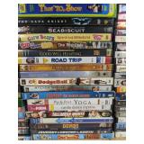 130 DVD Movie Collection Featuring Titles like Forrest Gump, Mary Poppins, The Office, West Wing, Hunger Games, Oceans 12, TMNT, Crash, 007 *C