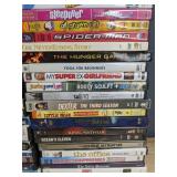 130 DVD Movie Collection Featuring Titles like Forrest Gump, Mary Poppins, The Office, West Wing, Hunger Games, Oceans 12, TMNT, Crash, 007 *C