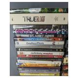150 DVD Collection - Featuring Titles like Nancy Drew, True Blood, Any Given Sunday, I Robot, High School Musical, Bruno, Office Space *C