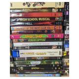 150 DVD Collection - Featuring Titles like Nancy Drew, True Blood, Any Given Sunday, I Robot, High School Musical, Bruno, Office Space *C