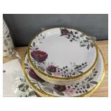 Gudvilla Foam Floral Party Supplies for 50 Guests - Brand New