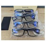 GAOYE 5-Pack Reading Glasses, +1.5 Blue Light Filter - Brand New