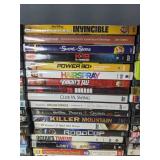 136 DVD Movie Collection - Featuring Titles like Pirates of the Caribbean, The Office, Twilight, Star Trek, RoboCop, Invincible, Spider-Man, Harry Potter, Blade *C