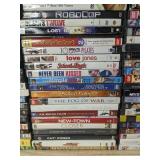 136 DVD Movie Collection - Featuring Titles like Pirates of the Caribbean, The Office, Twilight, Star Trek, RoboCop, Invincible, Spider-Man, Harry Potter, Blade *C