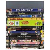136 DVD Movie Collection - Featuring Titles like Pirates of the Caribbean, The Office, Twilight, Star Trek, RoboCop, Invincible, Spider-Man, Harry Potter, Blade *C