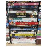 136 DVD Movie Collection - Featuring Titles like Pirates of the Caribbean, The Office, Twilight, Star Trek, RoboCop, Invincible, Spider-Man, Harry Potter, Blade *C