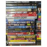 112 DVD Movie Collection - Featuring Titles Like Pirates of the Caribbean, The Incredibles, Mamma Mia!, The Departed, Liar Liar, The Incredibles, Gladiator, Memento, Knocked Up *C