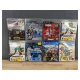 PlayStation 3, 8 Video Game Bundle - NBA 2K13, Madden, MLB, Family Game Night *C