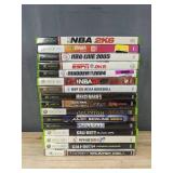 Xbox 16 Video Game Collection - Madden, NBA Live, 2K6, Star Wars, Call of Duty, MVP Baseball, FIFA *C