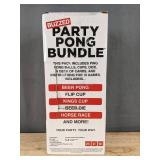 Buzzed Party Pong Bundle - 20 Cups, 2 Dice, 4 Balls, 1 Deck - Brand New