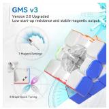 GAN 12 Maglev UV, 3x3 Stickerless Speed Cube Gans 56mm Magic Cube Puzzle Toy, GAN Flagship (Primary Internal), $59 Retail - New