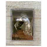 22K Gold The Danbury Mint MLB Baseball Cards Set, 6 Total - Garvey, Feller, Mazeroski, Pettitte