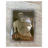 22K Gold The Danbury Mint MLB Baseball Cards Set, 6 Total - Garvey, Feller, Mazeroski, Pettitte