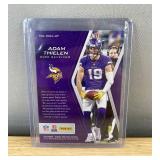 Adam Thielen Autographed 2019 Panini Rookies & Stars Minnesota Vikings NFL Card *I