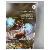 Magic: The Gathering - Final Fantasy Scene Box - Garland at The Chaos Shrine - 6 Foil Borderless Scene Cards, 3 Play Booster Packs, 1 Display Easel - Brand New